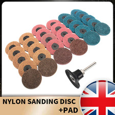 31Pcs 75mm Roll Lock Quick Change Discs Type R Sanding Pad Kit For Rotary Tool