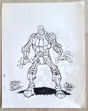 Vtg Sci Fi Concept Sketch