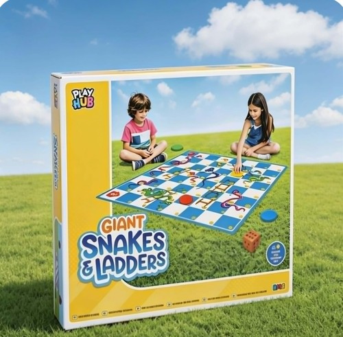 Giant snakes ladders - &, ladders-