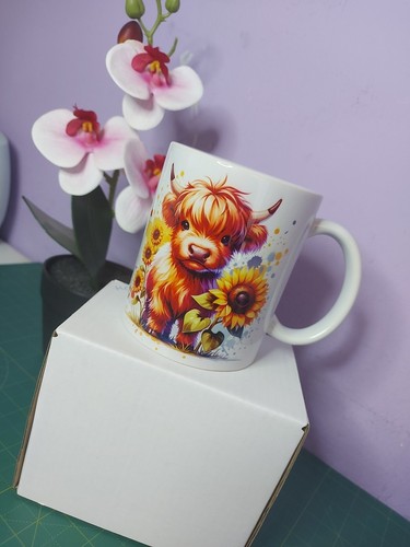 Highland cow 11oz - cow, with
