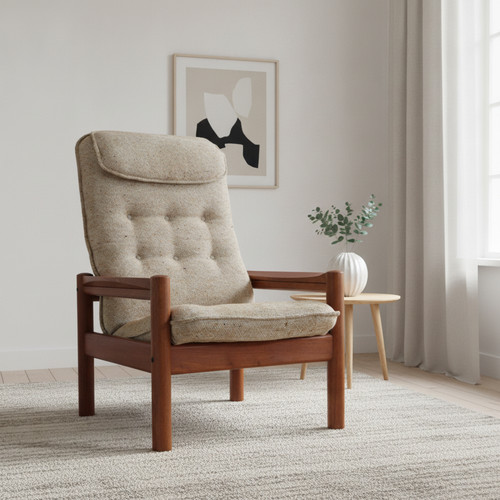 Danish mid century arm - , chair