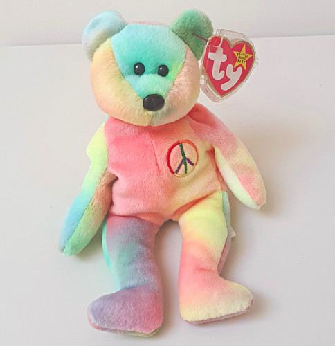 Beanie babies peace bear - babies,