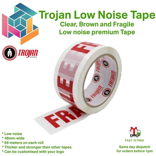 Strong fragile tape - tape, white