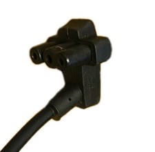Volex 3 Pin Mains Power Cord Cable Flat straight 1M Black L Shape for dell F2951