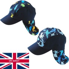 Boys Dinosaur Sharks Sun Hat