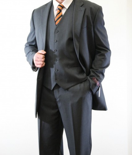 Men three piece vested - three,
