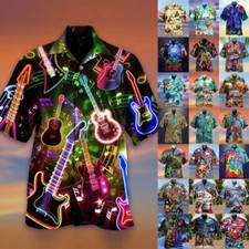 Mens Hawaiian Palm Tree