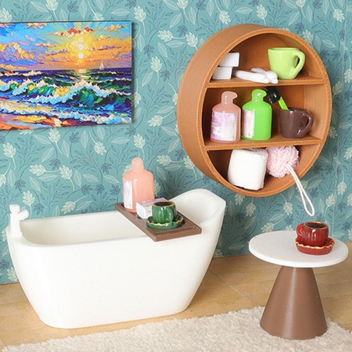 Dollhouse bathtub mini toy - dollhouse,