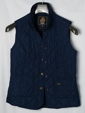 Toggi Quilted Gilet Navy Waistcoat Equestrian Size 12