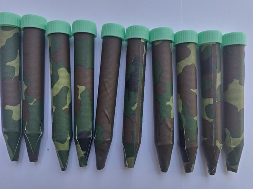 Camouflage tube geocache - tube,