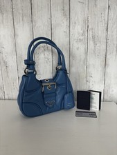 Prada Re-Edition 2002 Blue Moon Nappa Leather Bag Small Hand Bag, Shoulder Bag