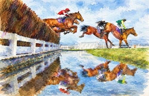 Print glossy water - x, 6"