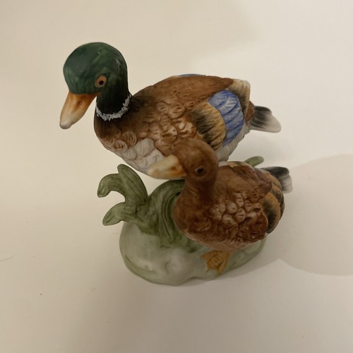 Vintage porcelain mallard - porcelain,