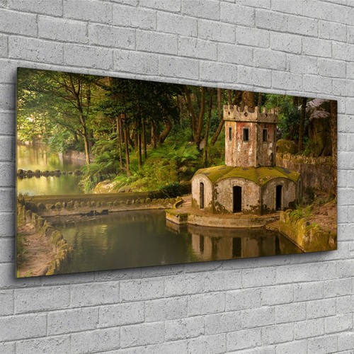 Print glass living room - print,
