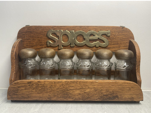 Vintage wall mount oak - oak, wood