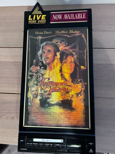 Cutthroat island light vhs - island,