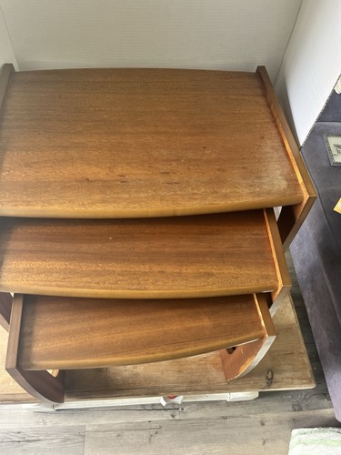 Vintage 1960s plan teak nest - 1960s,