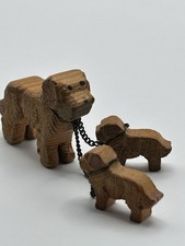 Vintage Hand Carved Wood St