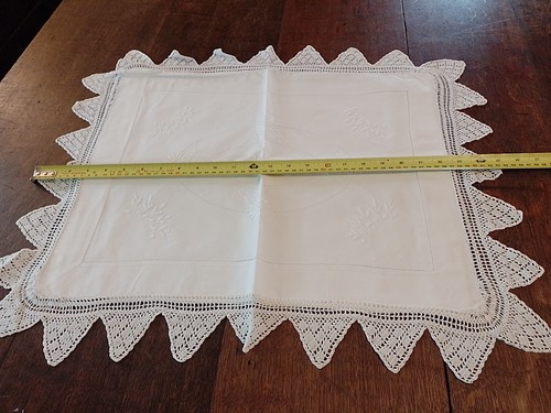 Vintage white linen - vintage,