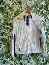 Bench cream zip up jacket with hood size M