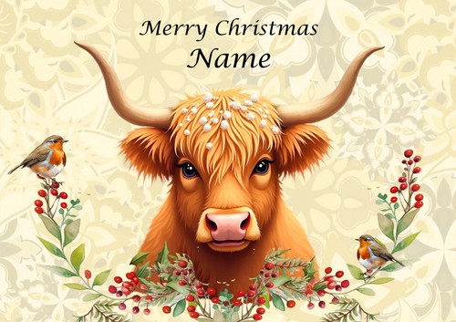 Personalised christmas card - personalised,