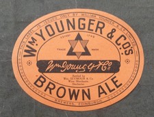Beer Label, Edinburgh ( William. Younger & Co, Brown  Ale )