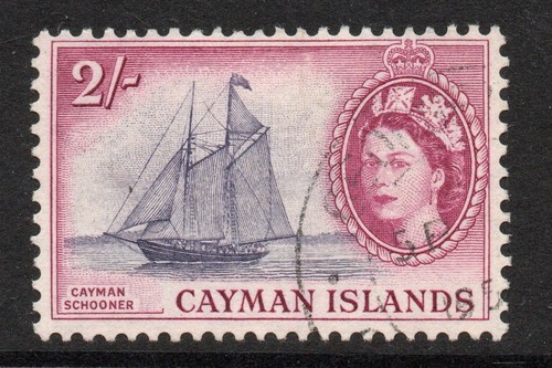 Cayman islands 1953 - islands, 2/-