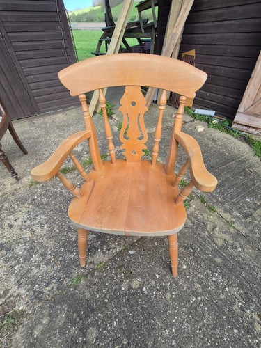 Pair solid wood carver - carver, dining