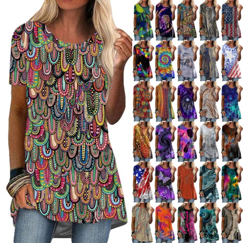 Ladies loose long tops blouse - long,