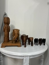 Hand Carved Wooden Elephant
