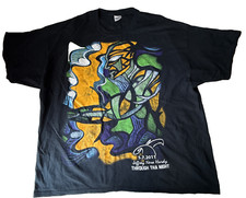 Jeff Hardy Nero TNA Impact Through Tha Night Mosiac T Shirt Size 3xl 