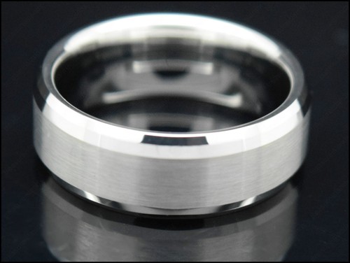Mens tungsten carbide ring - mens,