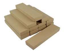 Kraft cardboard box - kraft, jewellery