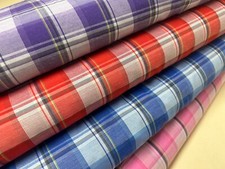 Tartan  CHECK COTTON fabric