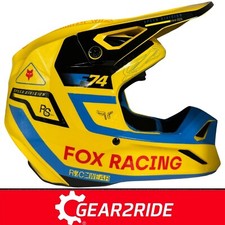 2025 FOX MX Helmet - Fox Racing V1 Racespec Yellow MIPS Motocross Enduro Helmet