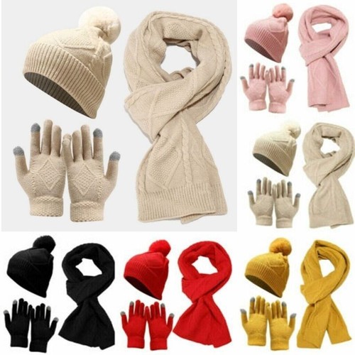 Womens ladies thick knit hat - ladies,