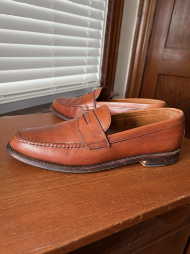 Alden 12c tan calf handsewn - calf,