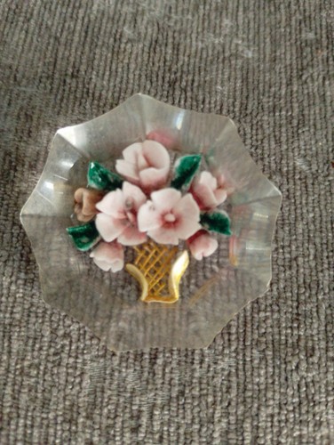Usual shape vintage lucite - shape,