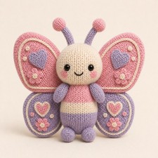 Cute Butterfly DK Knitting
