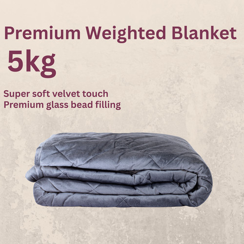 Weighted blanket grey - blanket, (5kg)