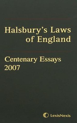 Halsbury laws england - laws, of