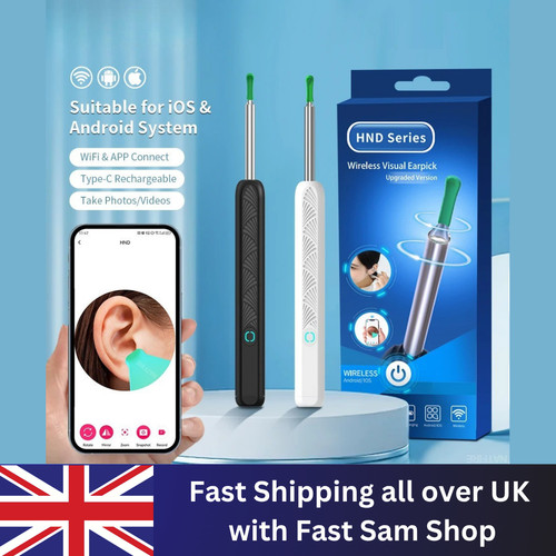Ear wax remover camera - ear,