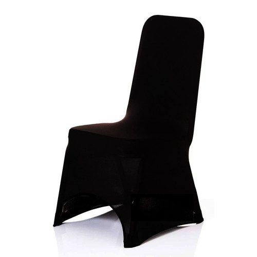 Black stretch spandex chair - 17,