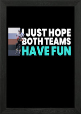 Football Both Teams Framed