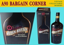 BLACK BOTTLE BLENDED 10 YEAR OLD SCOTCH WHISKY EMPTY 70cl BOTTLE & DISPLAY BOX