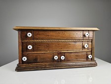 Vintage Wooden Spool Cabinet