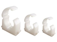 TALON CLIPS WRAP OVER SCREW HINGED SNAP PIPE CLIP 15MM 22MM 28MM QUANTITIES
