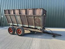 10 Ton Tipping Trailer, Muck/Dump Trailer✅Twin Axle✅Twin Ram,High Sides, Tractor