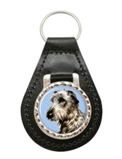 Scottish Deerhound Leather Key