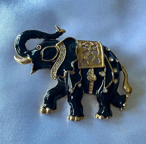 Vintage 1980s black enamel - 1980s,